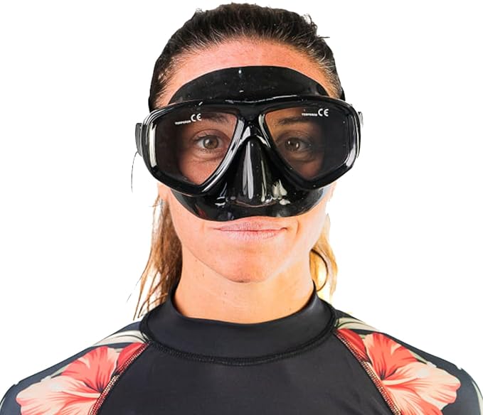 Bonassi Silicon Venture Pro Snorkel Combo with Reusable Bag - Anti-Fog Silicon Soft Mask, Snorkel with Purge Valve, Semi-Dry Top and Silicon Mouthpiece - Perfect for Diving and Snorkeling