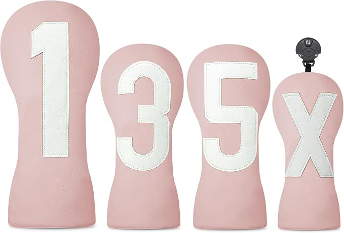 Premium Golf Head Covers - Golf Driver Head Covers, Protects Against Scratches and Damage, Specifically Designed for Fairway Woods.