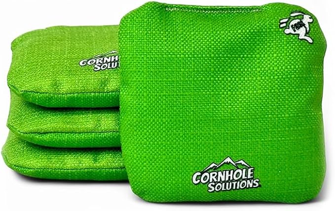 Cornhole Solutions Cornhole Bags Set of 8 – Regulation Pro Style 6x6 – Resin Filled + Tote Bag