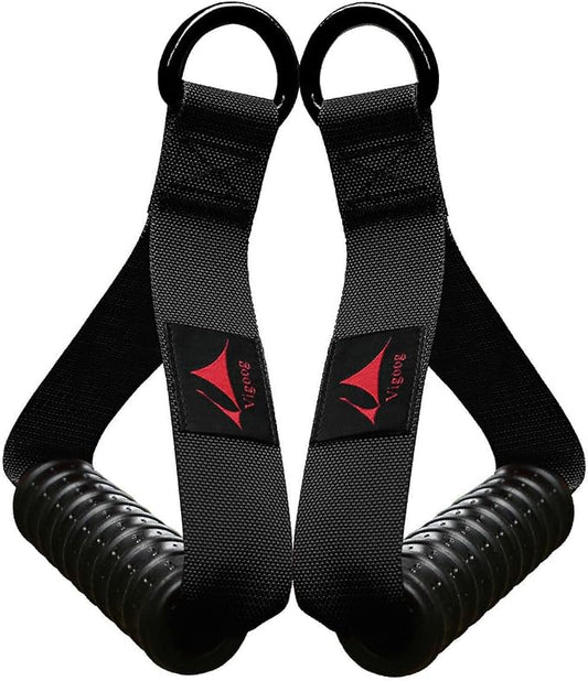 Heavy Duty Gym Workout Handles Attachment for Cable Machine,Resistance Band,Pulley System Home Exercise Equipment, Comfortable and Stronger Grip