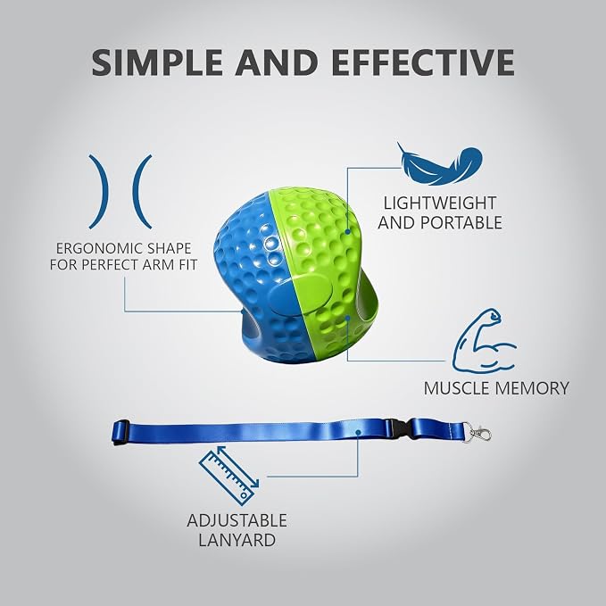 Golf Training Aid Ball, Swing Trainer for Impact Precision & Consistent Swings, Fixes Slicing, Scooping & Chicken Wing, Simple Effective Golf Training Tool