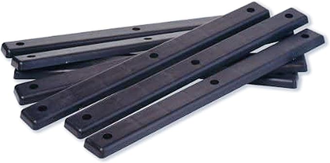 Tie Down - Boat Trailer Bunk Slicks - Bunk Boards - Pack of 8 PVC Bunk Slicks for Boat Trailer - 1-3/4 in.x 17 in.