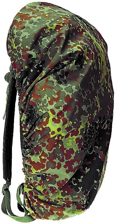 Mil-Tec Flecktarn Rucksack Waterproof Camouflage Cover for Hunting Fishing Backpack size up to 130 Liters