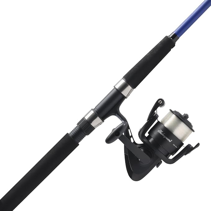 Shakespeare Catch More Fish Spinning Reel and Fishing Rod Combo with Kit