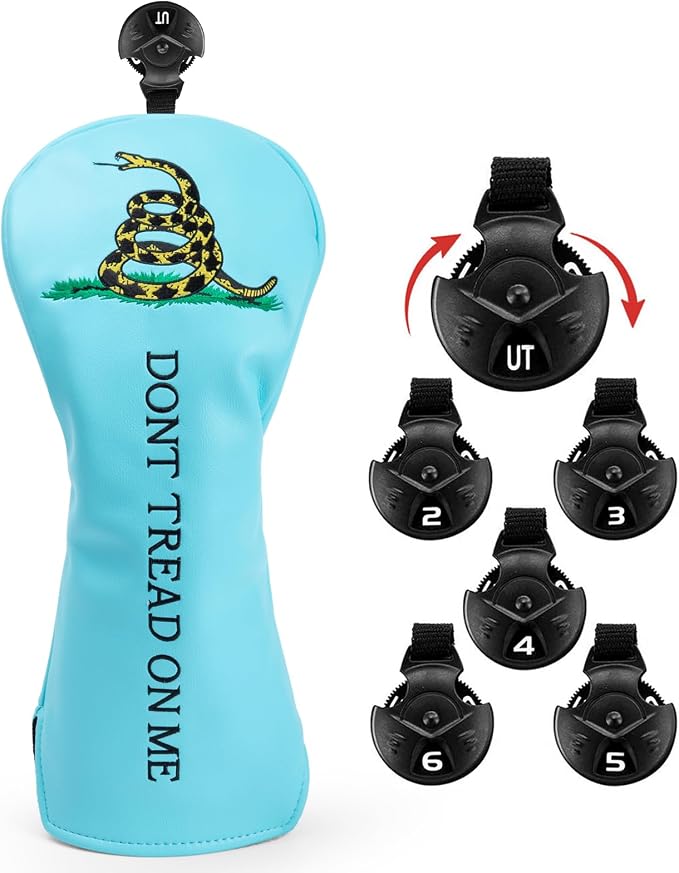 Fun Golf Club Head Covers 4 Models Available 1pc or 3pcs Driver Headcover, 3 5 Fairway Wood Head Cover, Rescue Hybrid Headcovers