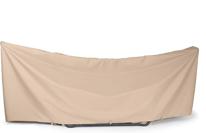 Covermates Ultima Hammock Cover – Heavy-Duty 600D Ripstop Polyester with Waterproof Seams, Adjustable Buckle Straps, All-Weather Protection for Hammocks & Stands, 188W x 58D x 20H, Ripstop Tan