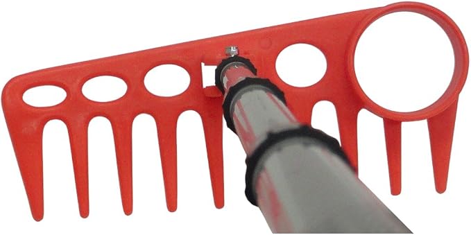 JP Lann 15 Foot 2-in-1 Combo Golf Ball Retriever (Rake Retriever and Pressure Fit)