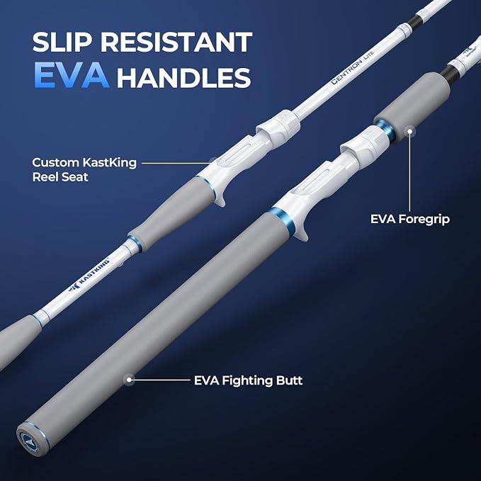 KastKing Centron Lite Travel Fishing Rods with Extra Twin-Tip | Portable 4/5 Piece Fishing Rods, Extra Twin-Tip, IM6 Graphite Blanks, Stainless Steel Guides W/Ceramic Rings, EVA Handle