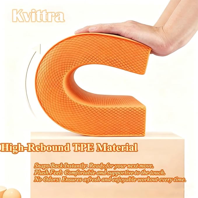 High-Density Balance Pad, Extra Large Balance Pad for Physical Therapy, TPU Foam Balance Board for Rehabilitation Stability Workout Knee and Ankle Exercise