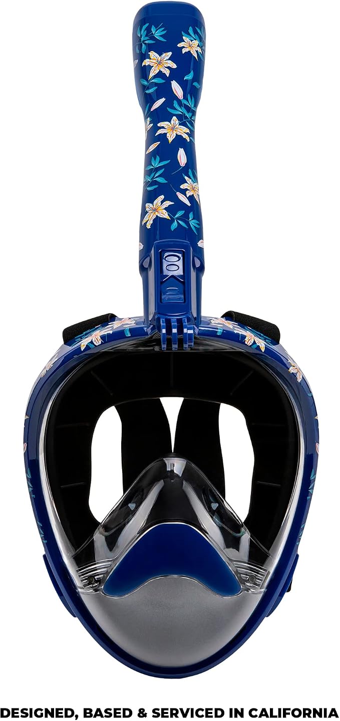 Seavenger Nautilus Full Face Snorkel Mask with New Breathing System