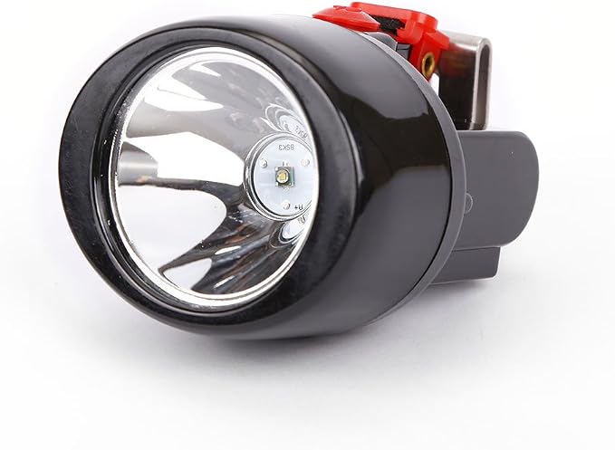 Rechargeable LED Mining Headlamp, Waterproof & Explosion-Proof Safety Cap Light for Hard Hat, Super Bright Underground Coal Miner Head Light with Long Runtime & Adjustable Beam