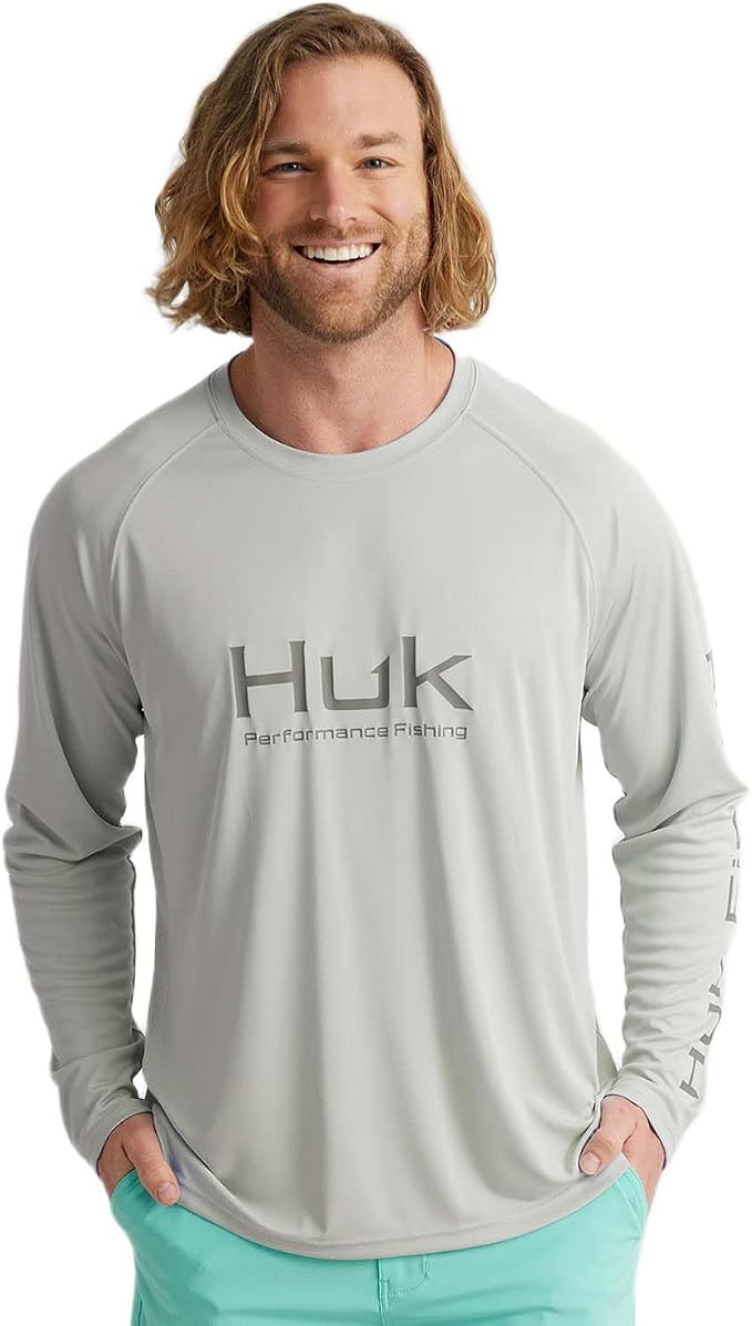 HUK Men's Pursuit Vented Long Sleeve Fishing Shirt (+30 UPF)
