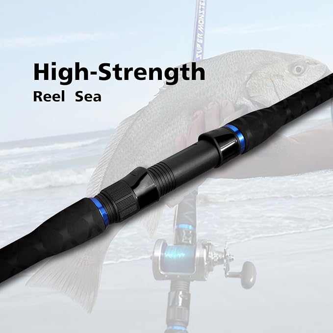 Fiblink Surf Spinning Fishing Rod Carbon Fiber Travel Fishing Rod(9-Feet &11-Feet & 12-Feet & 13-Feet & 15-Feet)