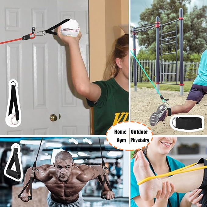 Davllin Baseball Resistance Trainer,Training Aid for Baseball Softball Pitchers,Interchangeable Grips to Build Arm Strength,Arm Bands for Baseball Players,Baseball Throwing Trainer,Great to Warm-Up