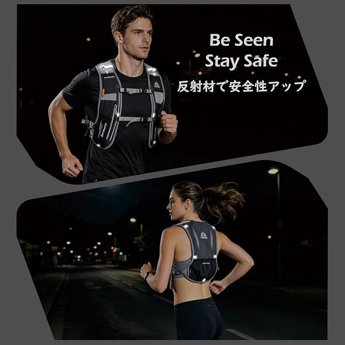 TRIWONDER Running Vest Hydration Pack Backpack for Men & Women, Lightweight Trail Marathon Run Race Vest for Cycling Jogging