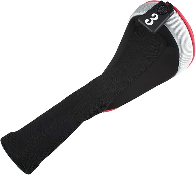 Andux 6pcs/Set Golf Club Head Covers Woods Hybrid Long Neck | 3 Hybrid Club Head Covers + 3 Woods Club Head Covers