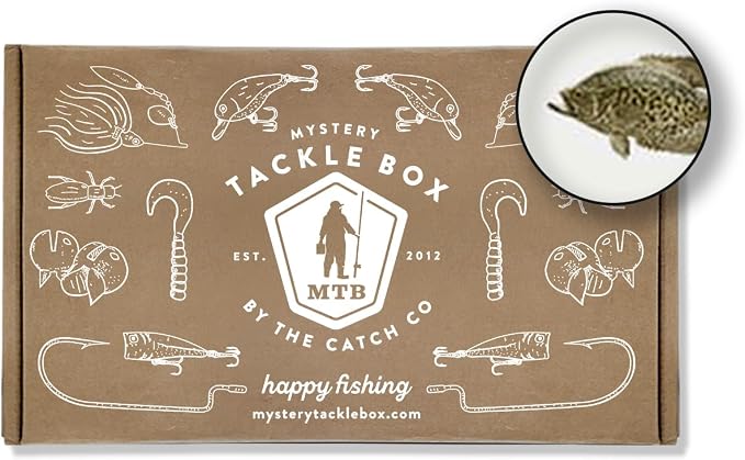 Catch Co Mystery Tackle Box Crappie Fishing Kit | Crappie Fish, Fishing Gift, Fishing Gifts for Men, Lures, Baits, Jigs