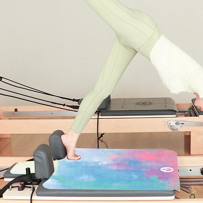 Colaxi Pilates Reformer Mat, Pilates Reformer Cover Protector Great Grip Mat Washable Mat Pilates Reformer Machine Towel for Home Body Balance