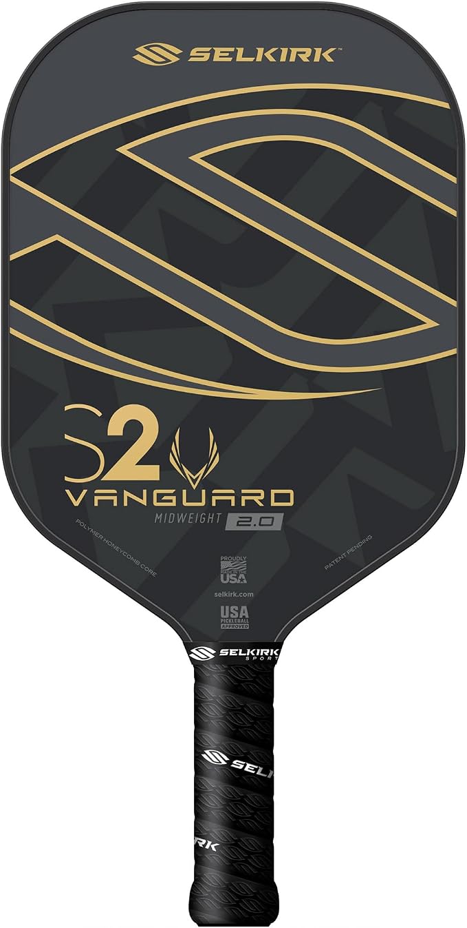 Selkirk Sport Vanguard Hybrid Pickleball Paddle | Carbon Fiber Pickleball Paddle with a Polypropylene X5 Core | Pickleball Rackets