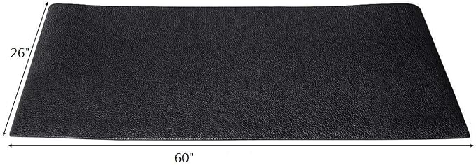 Goplus Thicken Treadmill Mat for Hardwood Floors High Density Waterproof PVC, Floor Protector Pad for Exercise Equipment for Home and Gym Use, Large Size