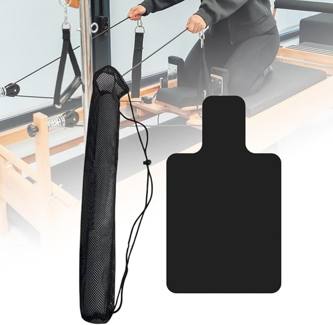 Pilates Reformer Mat Towel for Balance Training Fitness with Mesh Bag