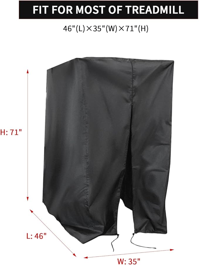 Treadmill Cover, Folding Treadmill Covers Waterproof for Foldable Running Machine Indoor Outdoor