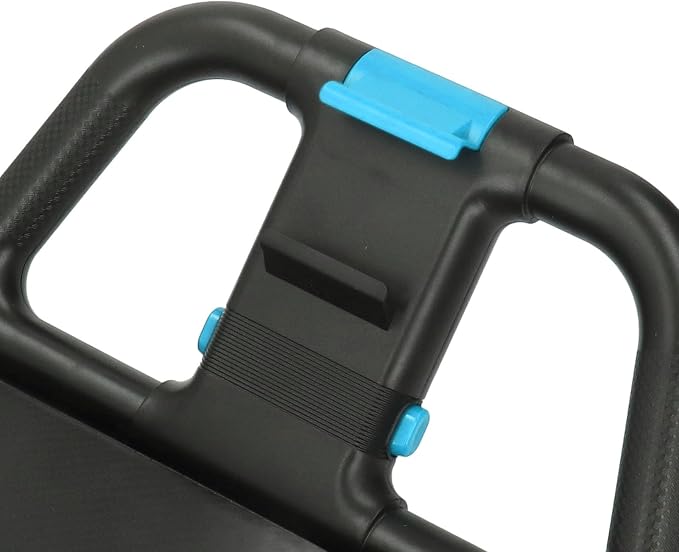 Wheel, Foldable Dual Handle Auto-Rebound Abdominal Wheel for Core Workout, Home Gym Equipment for Men and Women, Black Blue