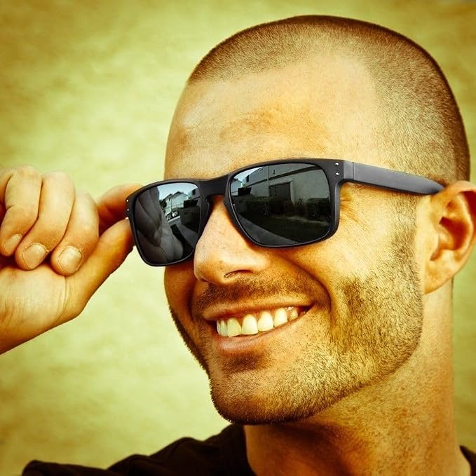 Polarized & Bifocal Reader Sunglasses for Men Women, Wrap Sports Sun Reading Glasses UV Protection
