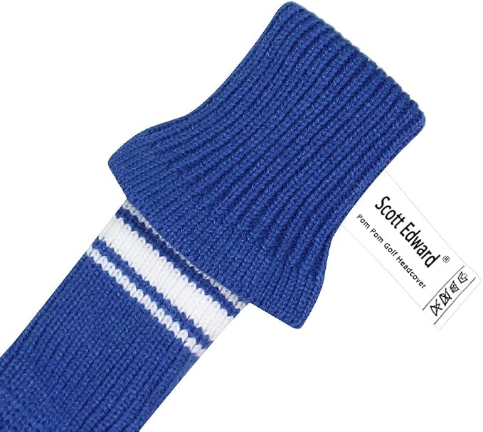 Scott Edward Knit Wood Golf Club Head Covers 4 Pieces Knitted Item Fit Over Well Driver Wood(460cc) Fairway Wood and Hybrid(UT)