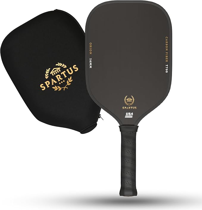 Spartus Apex Series Pickleball Paddle with TruGrit Surface Technology and Boost Core for Power & Control - USAP Approved