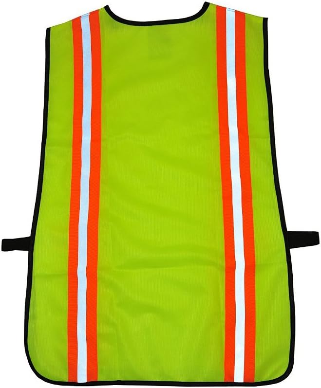 G & F Products High Visibility Reflective Safety Vest, One Size, Machine Washable Work Vest for Jobsite Safety
