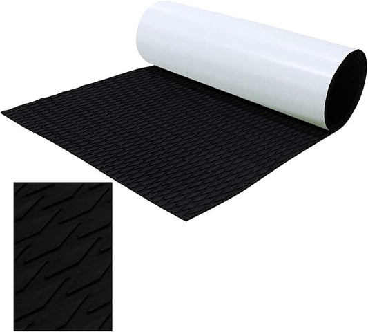 HZshark EVA Foam Boat Decking Sheet Universal DIY Surfboard Traction Pad Non-Slip Grip Mat Trimmable Sheet for Kayak RV Yacht Pool Skateboard Skimboard Step Green Yellow Orange Blue Dark Grey Black