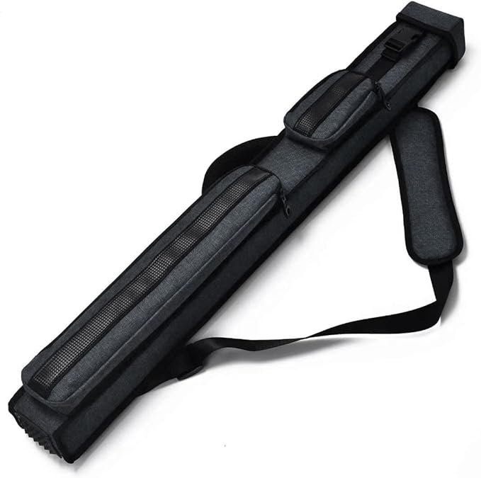 Champion 2X2,2X3,3X4 Nylon/Leatherette Billiard Pool Cue Stick Hard Case