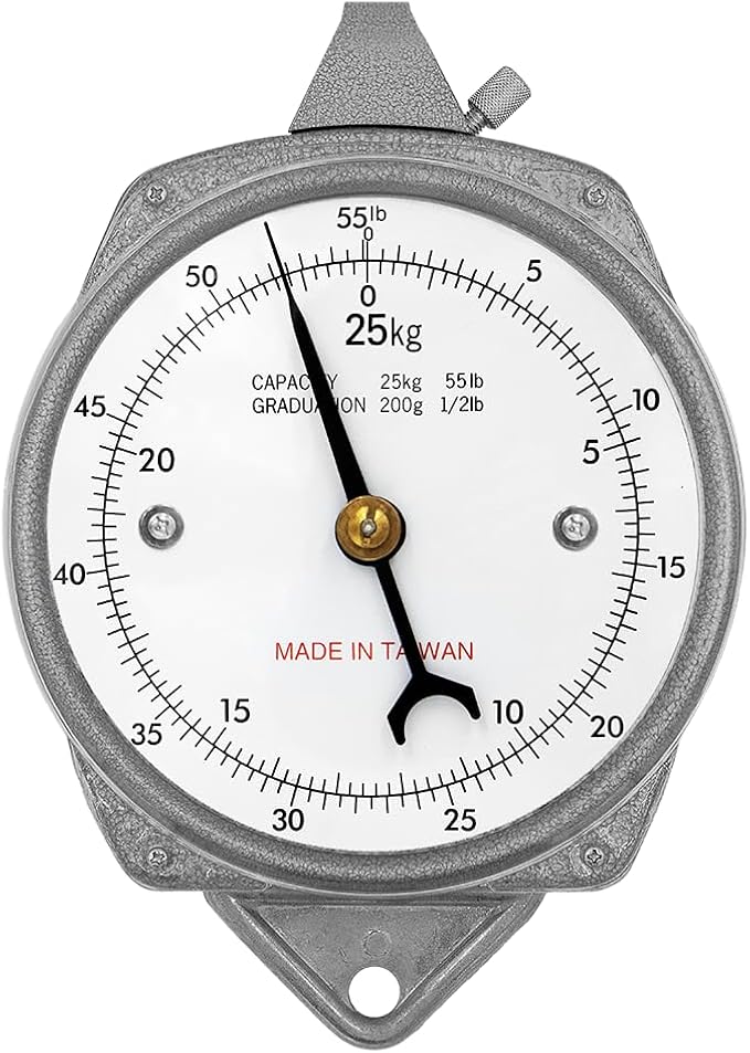 Zenport Accuzen Hanging Mechanical Dial Scale, 50-Pound