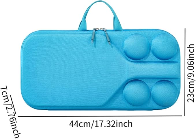 Hard Case Pickleball Racket Storage Bag with Handle for Outdoor Activities