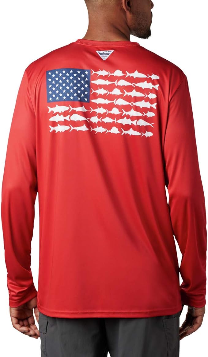 Columbia Terminal Tackle PFG Fish Flag Long Sleeve