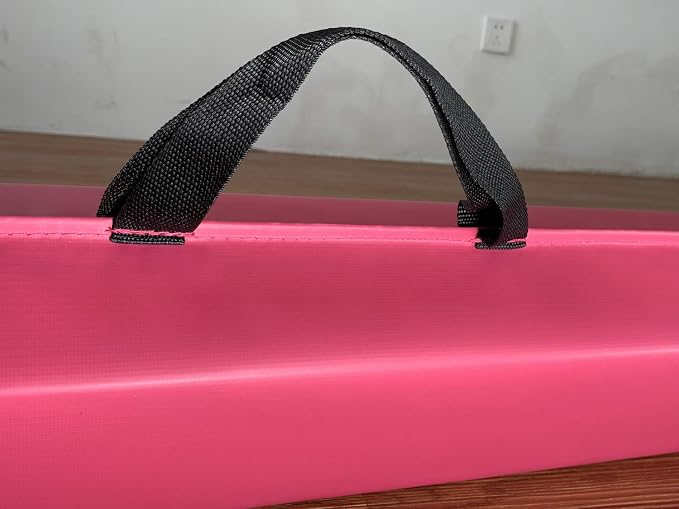 MARFULA Balance Beam - Folding Floor Gymnastics Equipment for Kids, Non Slip Base - 6 FT to 10 FT for Home Gym Use