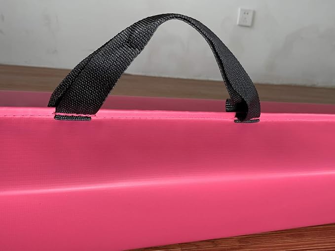 MARFULA Balance Beam - Folding Floor Gymnastics Equipment for Kids, Non Slip Base - 6 FT to 10 FT for Home Gym Use
