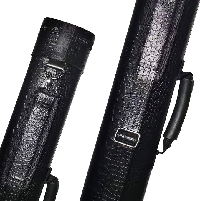 2x2 Hard cue case Oval Pool Cue Billiard Stick Carrying Case