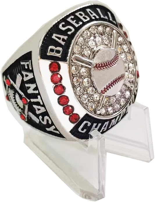 Fantasy Baseball Championship Rings League Winner Throphy Prize Champion Ring