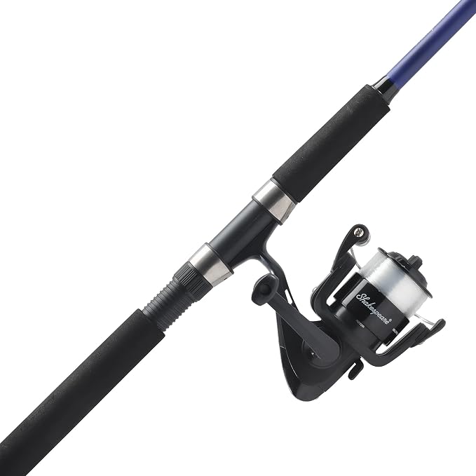 Shakespeare Catch More Fish Spinning Reel and Fishing Rod Combo with Kit