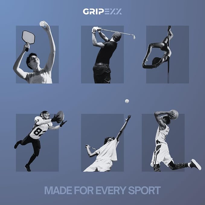 GRIPEXX Sports Hand Grip Spray (4oz)- Boost Performance, Enhance Control and Maximize Grip - for Athletes: Tennis, Football, Pole Dancing, Basketball, Baseball, Golf, etc- Natural Rosin-Based Formula