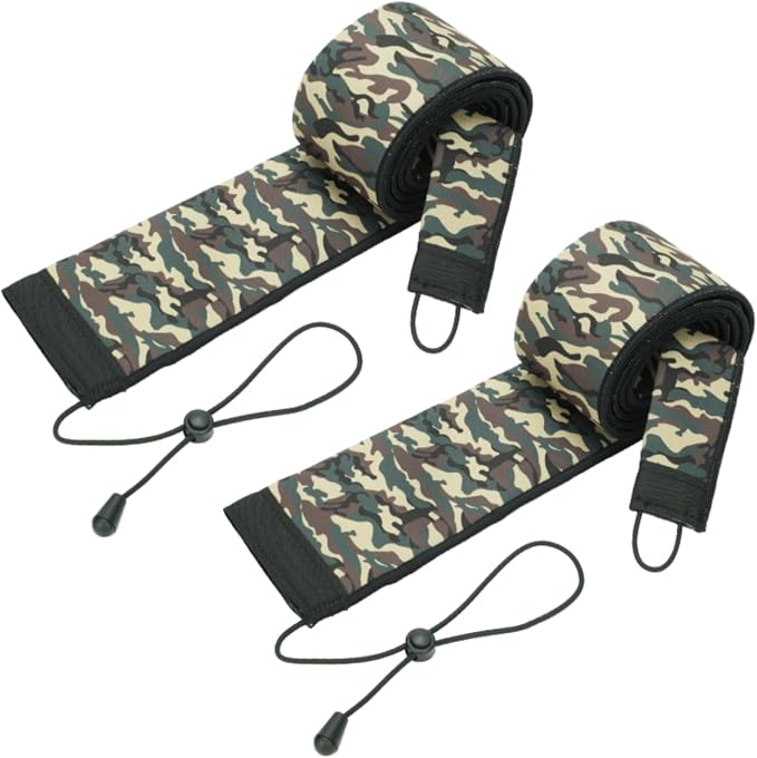 Neoprene Fishing Rod Sleeves,Fishing Rod Socks for Protect Rod | UV Resistance,Puncture Resistant, Protect Casting, Spinning, Trolling Fishing Rods,Fishing Pole Sleeve for Transport, Storage