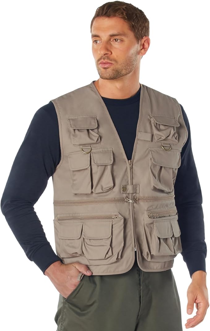 Rothco Uncle Milty Travel Vest - Outdoor Fishing Camping 17 Cargo Pocket Jacket