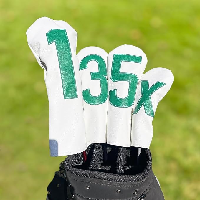 Premium Golf Head Covers - Golf Driver Head Covers, Protects Against Scratches and Damage, Specifically Designed for Fairway Woods.