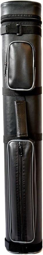 HAN'S DELTA 2x4 Hard Oval Pool Cue Billiard Stick Carrying Case, (Several Colors Available)