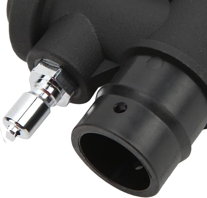 Scuba Choice Scuba Diving Universal BCD 45-Degree Oral Power Inflator - Compatible with 1" Flex Hose - Easy Replacement - Durable Design (Black) Made in USA