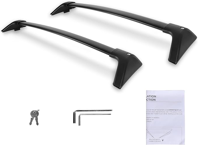 260LBS Heavy Duty Roof Rack Crossbars for 2019-2025 RAV4 (NOT for Adventurer and TRD Off-Road) with Anti-Theft Lock, Aluminum Cross Bars Rooftop Luggage Kayaks Bicycles Snowboard Canoe Carrier