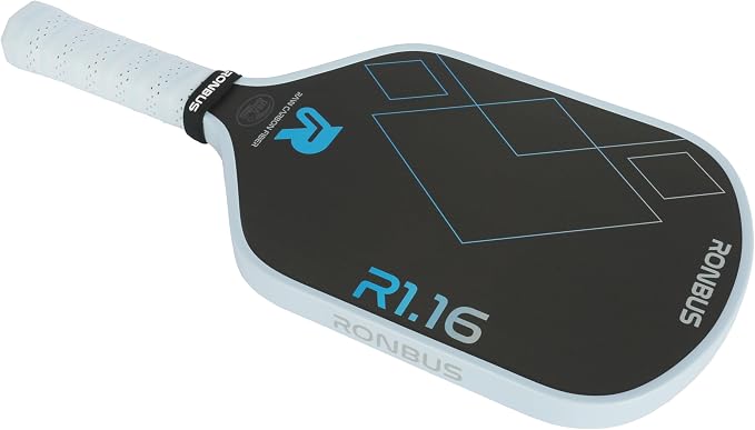 Ronbus R1.16/R2.16/R3.16 Raw Toray T700 Carbon Fiber Pickleball Paddle with 16 mm Polypropylene Honeycomb Core