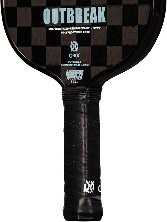 Onix Outbreak Pickleball Paddle Reinforced by TeXtreme® Technology for Improved Performance and Stronger Play